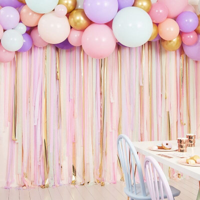 Kit Decoração Festa Balões Tons Pastel
