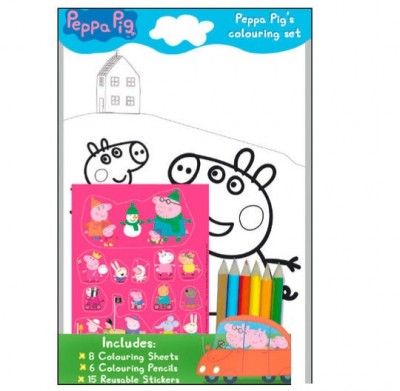 Kit para colorir Porquinha Peppa