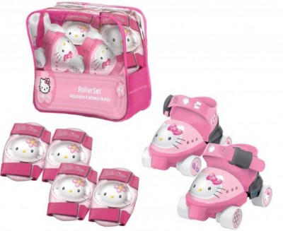 Kit Patins Hello Kitty c/ bolsa