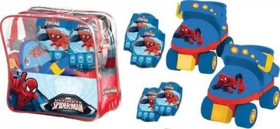 Kit Patins Spiderman c/ bolsa