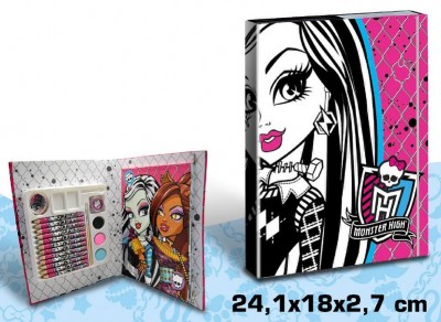 Kit pintura 20 pçs Monster High