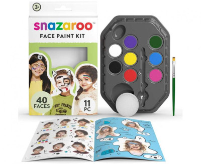 Kit Pinturas Faciais Rainbow 40 Rostos Snazaroo