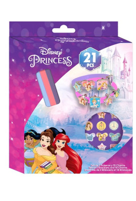 Kit Pulseiras Princesas Disney