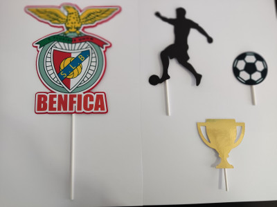 Kit Topo Bolo Benfica Sortido