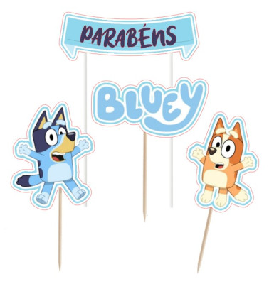 Kit Toppers Bluey
