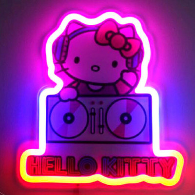 Lâmpada Neon Hello Kitty