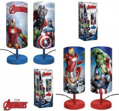 Lâmpada redonda de mesa Avengers