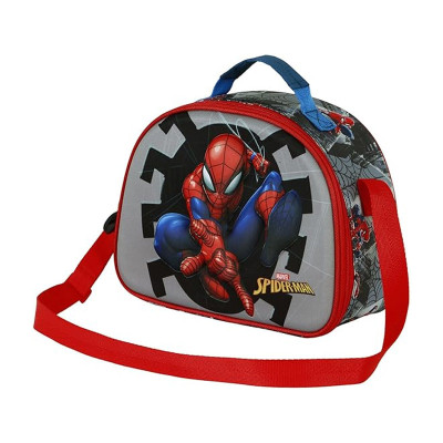 Lancheira com Símbolo do Spiderman Marvel 3D