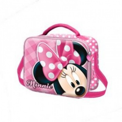 Lancheira Termica Minnie 3D Disney 24cm. Dots