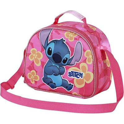 Lancheira Térmica Stitch Rosa Disney