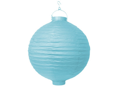Lanterna Papel Azul Céu 30cm