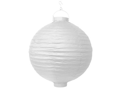 Lanterna Papel Branca 30cm