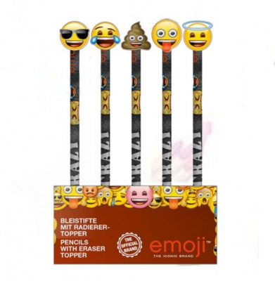 Lápis Emojis com Borracha Sortido