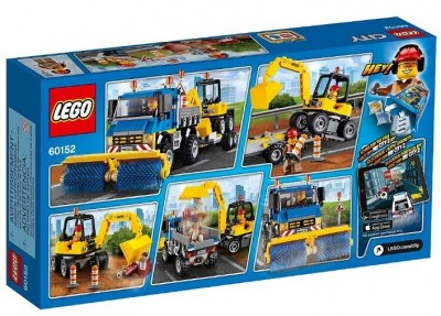 Lego City Carro varredor e escavadora  60152