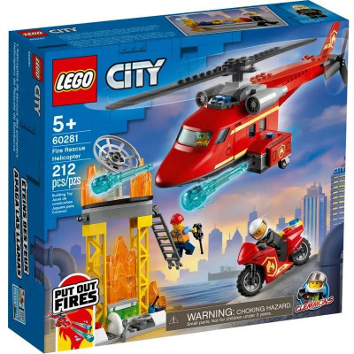 Lego City Helicóptero de Resgate dos Bombeiros 60281