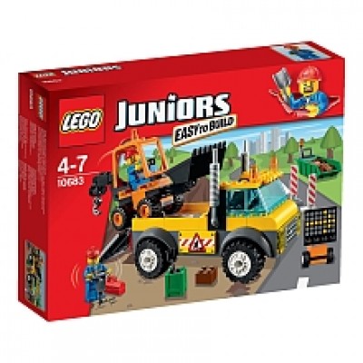 LEGO Junior - Camião das Obras na Estrada