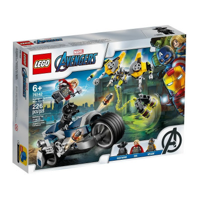 Lego Super Heroes Ataque dos Avengers em Mota Speeder 76142