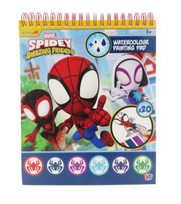 Livro Colorir com Água Spidey