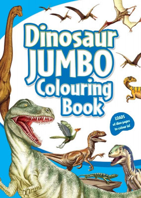Livro Colorir Dinossauros Jumbo