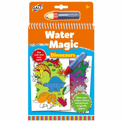 Livro Colorir Galt Water Magic Dinossauros