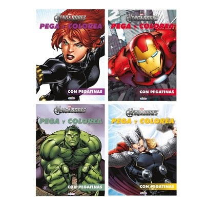 Livro Colorir Marvel Avengers