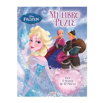 Livro Puzzle Frozen