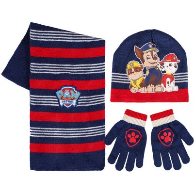Luvas + Gorro + Cachecol Patrulha Pata T.52-56