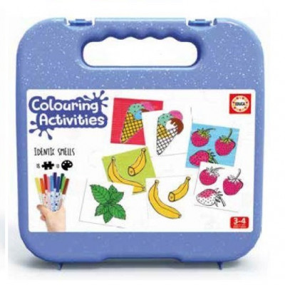 Mala Identic com Cheiro 20 peças Animais Colouring Activities