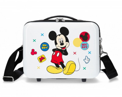 Mala Necessaire ABS Disney Adap Trolley Mickey Mouse