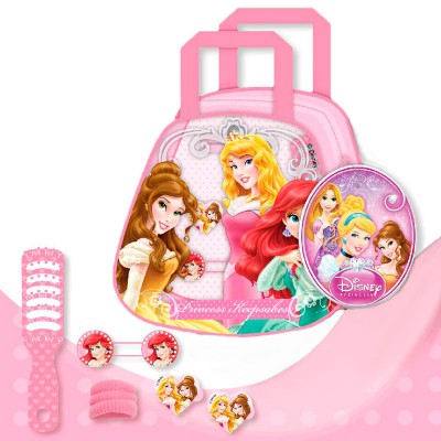 Mala Princesas Disney com Acessorios Cabelo