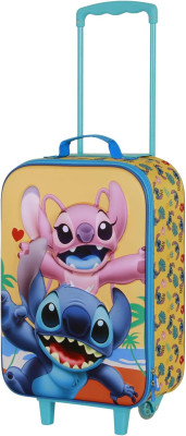 Mala Trolley Viagem 3D Stitch Ocean 47cm