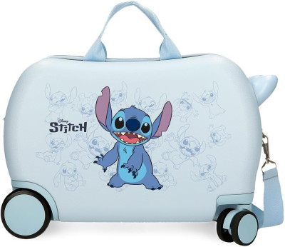 Mala Trolley Viagem ABS 45cm Stitch Azul