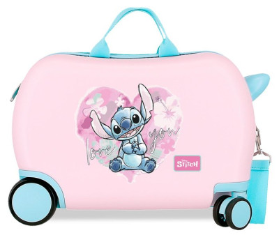 Mala Trolley Viagem ABS 45cm Stitch Heart