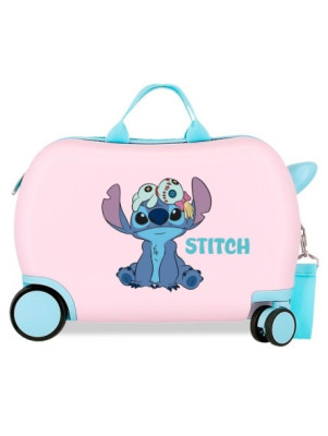 Mala Trolley Viagem ABS 45cm Stitch In The World
