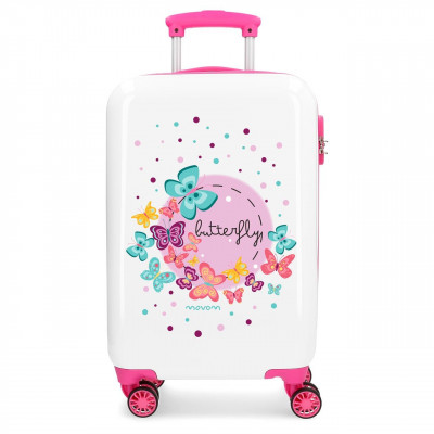 Mala Trolley Viagem ABS 55cm Butterfly