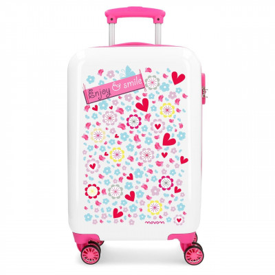 Mala Trolley Viagem ABS 55cm Enjoy and Smile