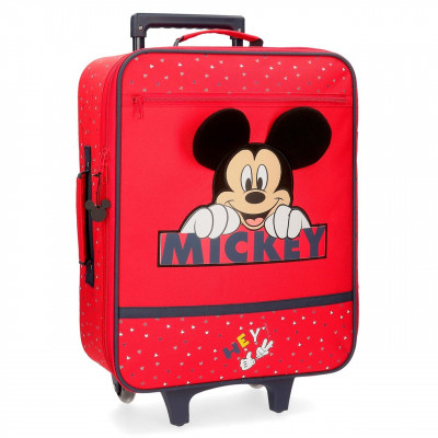 Mala Trolley Viagem Mickey Happy 50cm