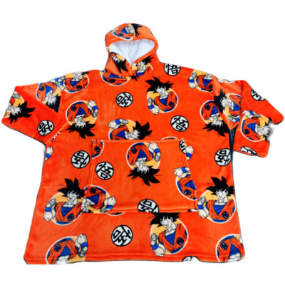 Manta Camisola com Capuz Dragon Ball