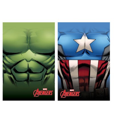 Manta polar Hulk + Capitão América - sortido