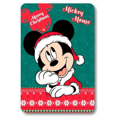 Manta Polar Mickey Natal