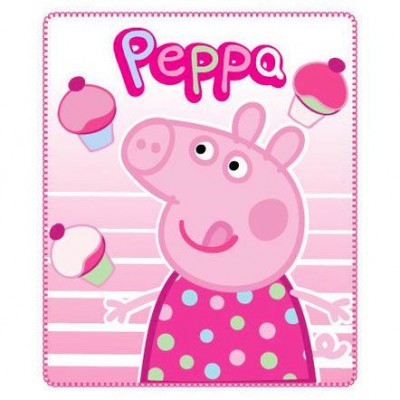 Manta polar Peppa Princesa