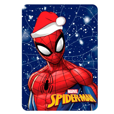 Manta Polar Spiderman Natal