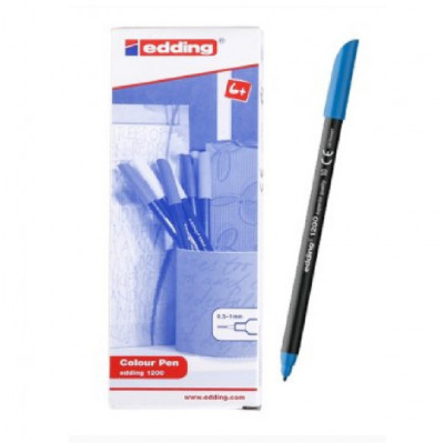 Marcador Edding 1200 10 Azul Claro 10 unid