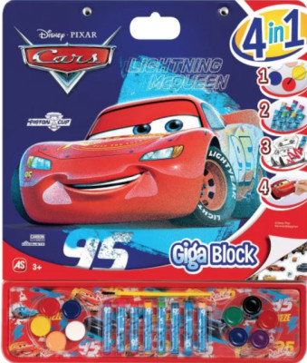 Mega Bloco Atividades Cars 4 em 1