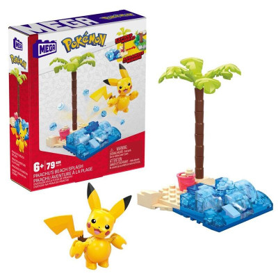 Mega Construx Pokémon Aventura na Praia 79 peças