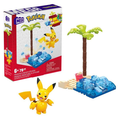 Mega Construx Pokémon Aventura na Praia 79 peças