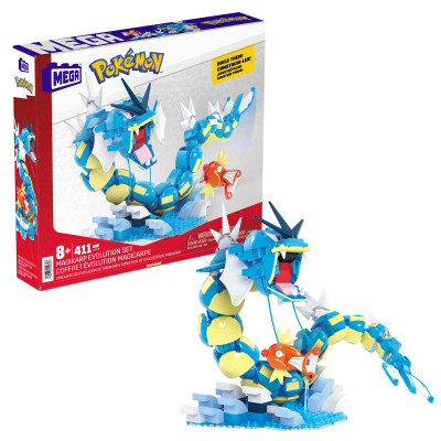 Mega Construx Pokémon Evolução do Magikarp 411 peças