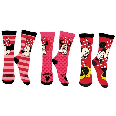Meias Disney Minnie Red Dots sortido
