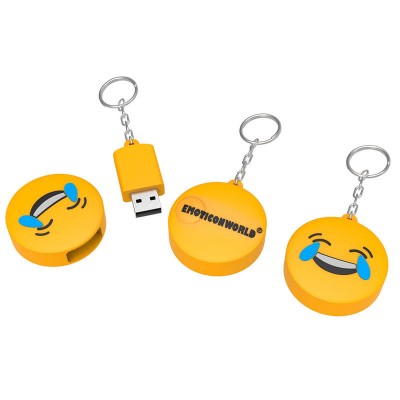 Memoria USB Emoji 8GB - Chorar de tanto Rir