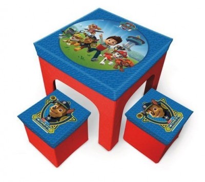 Mesa + 2 bancos arrumação Patrulha Pata